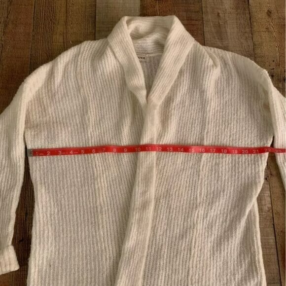 Love change womens white knit open front cardigan - Picture 5 of 8
